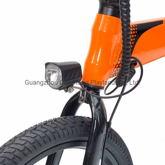 Nouveau modèle pliable 26 pouces 48V en acier à haute teneur en carbone batterie au Lithium vélo électrique de montagne avec lumière